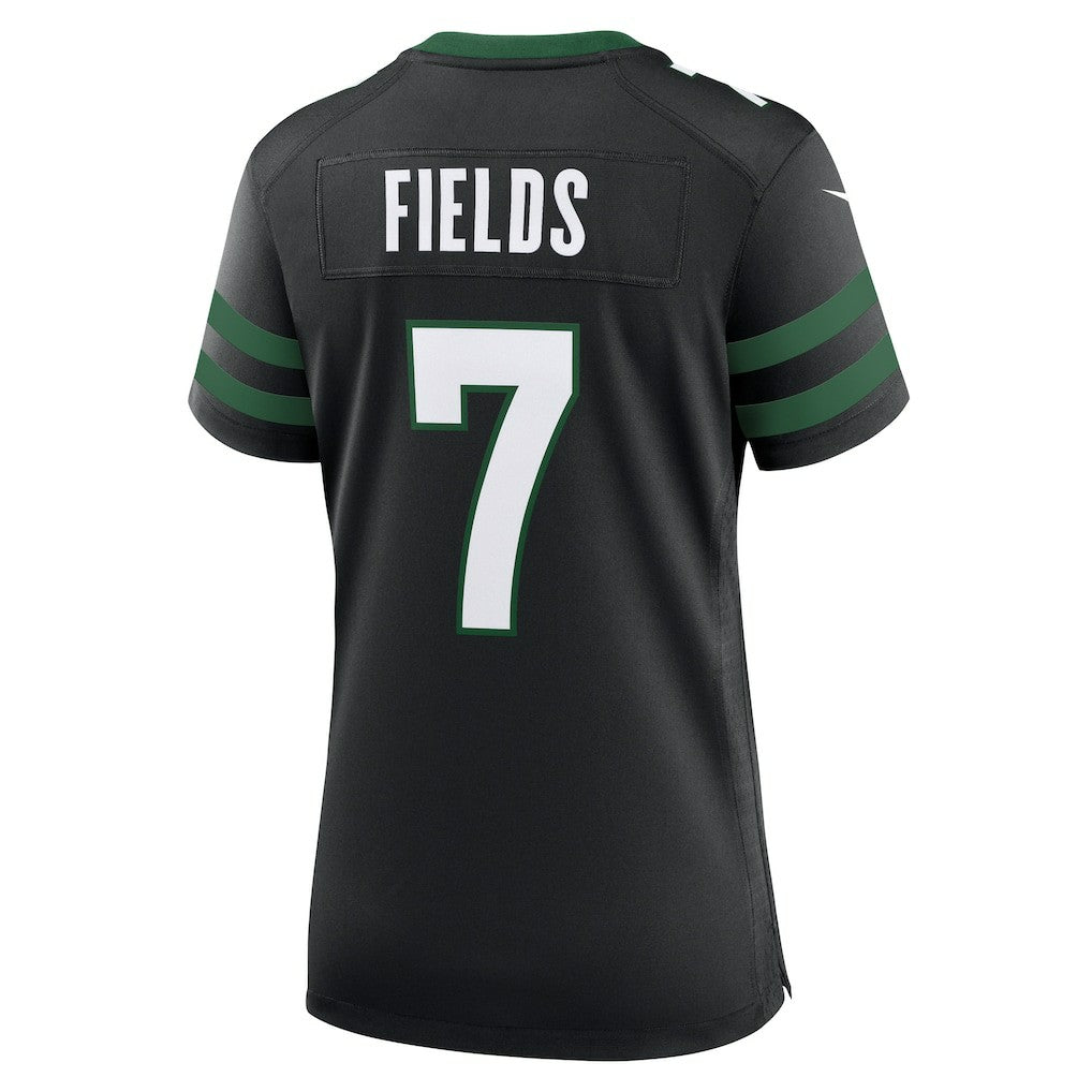 Justin Fields New York Jets Women's Alternate Game Jersey - Black Jerseys