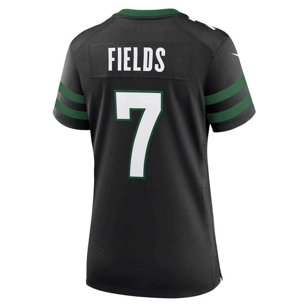 Justin Fields New York Jets Women's Alternate Game Jersey - Black Jerseys
