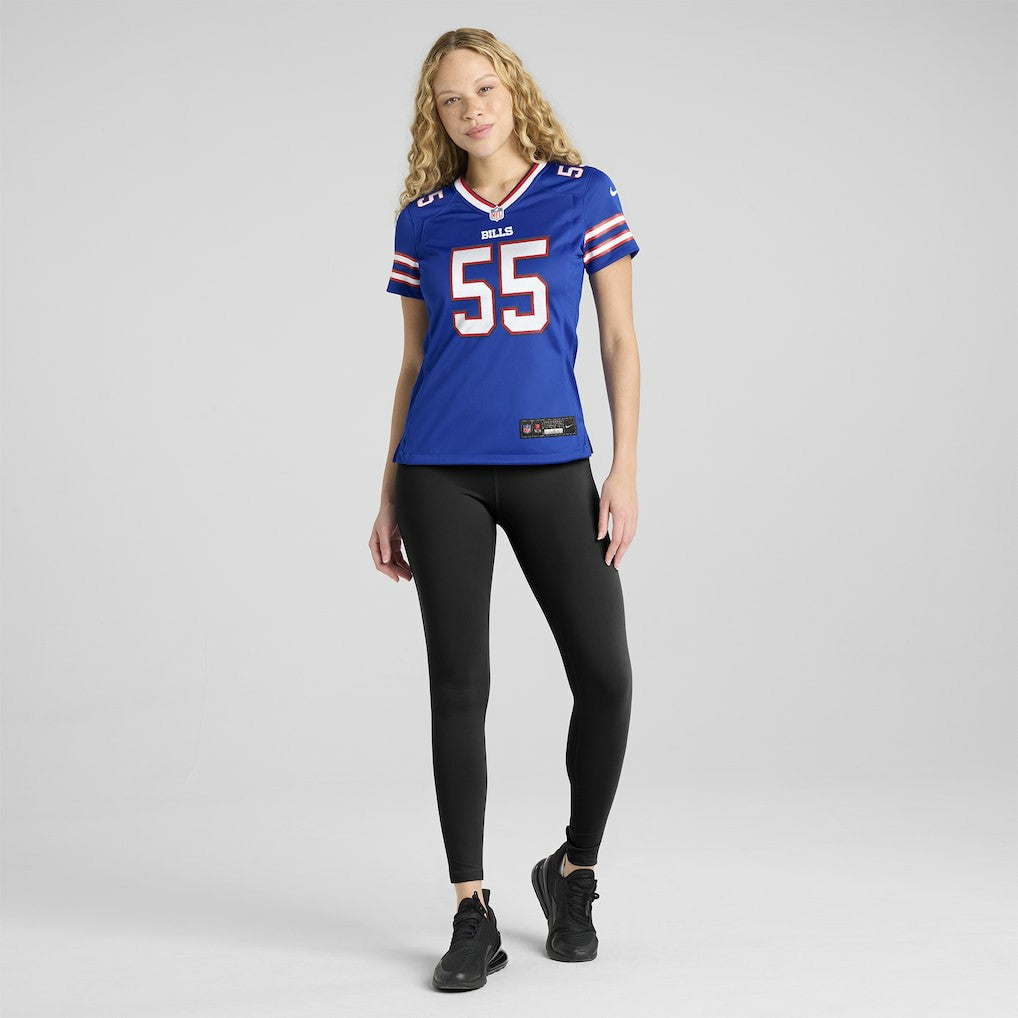 Michael Hoecht Buffalo Bills Women's Team Game Jersey - Royal Jerseys
