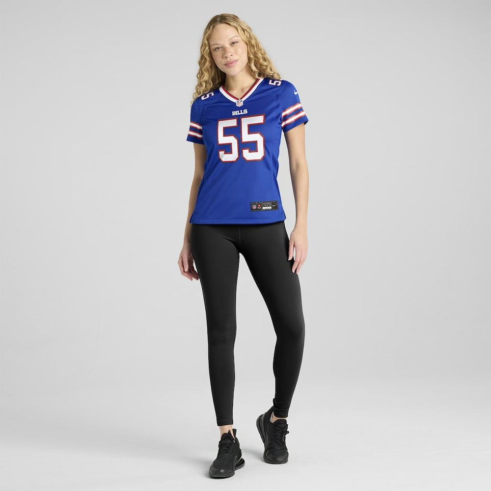 Michael Hoecht Buffalo Bills Women's Team Game Jersey - Royal Jerseys