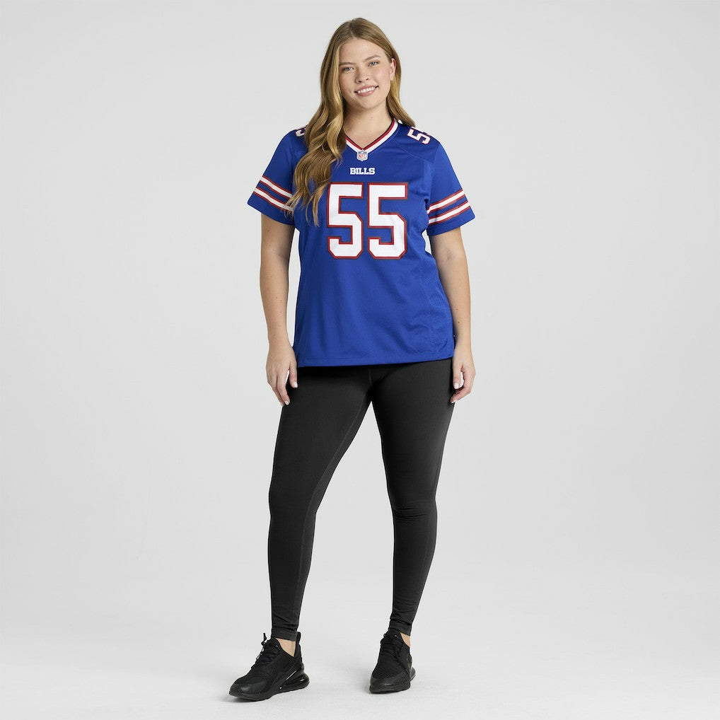 Michael Hoecht Buffalo Bills Women's Team Game Jersey - Royal Jerseys