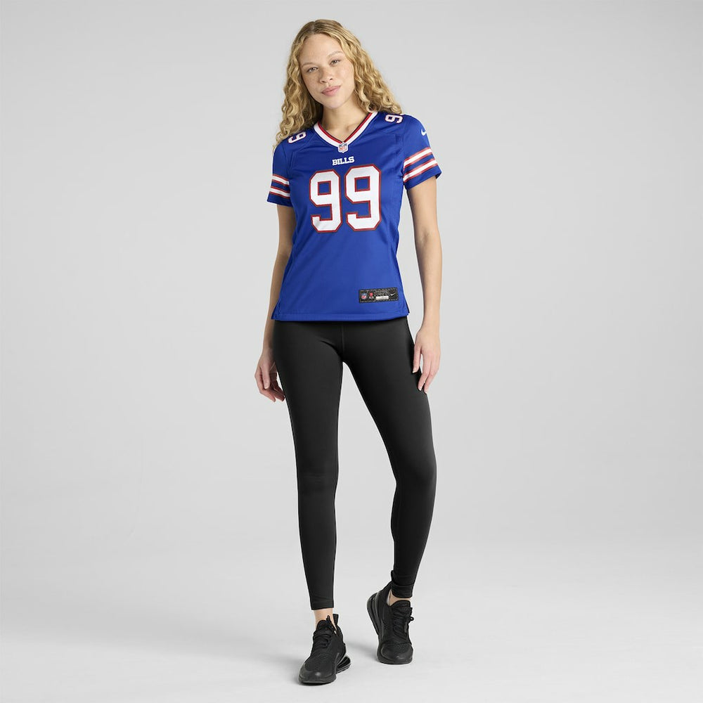 Larry Ogunjobi Buffalo Bills Women's Team Game Jersey - Royal Jerseys