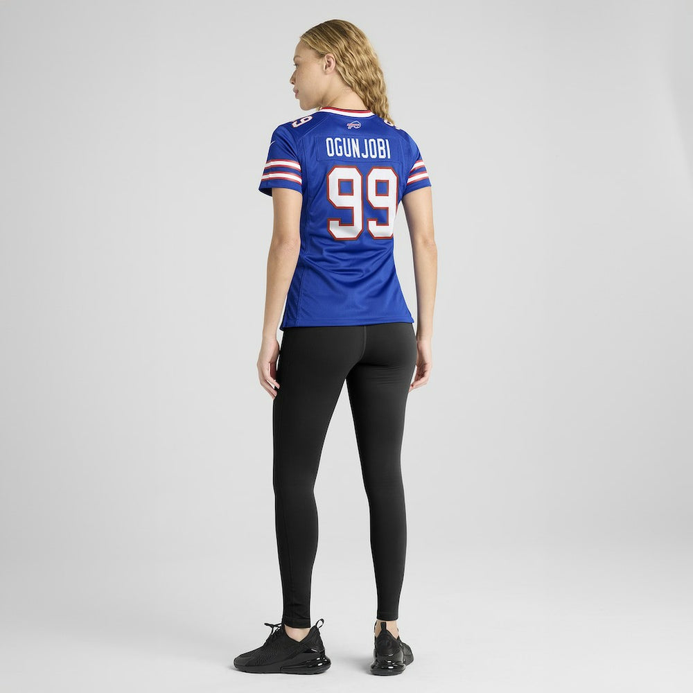 Larry Ogunjobi Buffalo Bills Women's Team Game Jersey - Royal Jerseys
