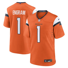 Evan Engram Denver Broncos Team Game Jersey - Orange Jerseys