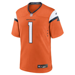 Evan Engram Denver Broncos Team Game Jersey - Orange Jerseys