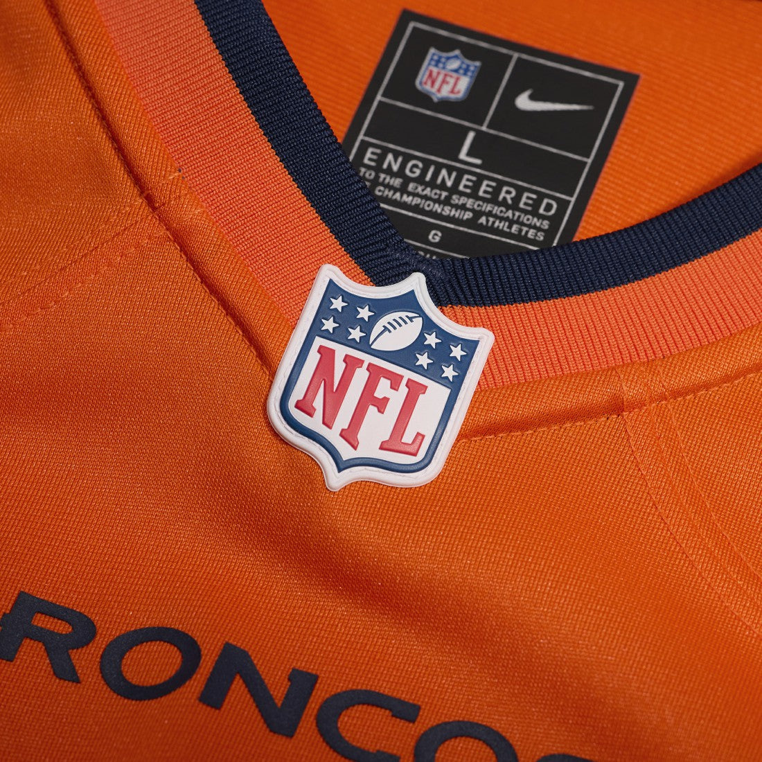 Evan Engram Denver Broncos Team Game Jersey - Orange Jerseys