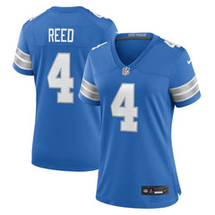 D.J. Reed Detroit Lions Women's Team Game Jersey - Blue Jerseys