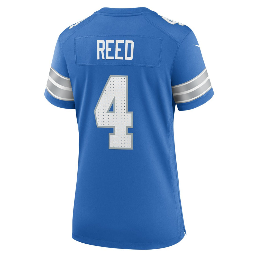 D.J. Reed Detroit Lions Women's Team Game Jersey - Blue Jerseys