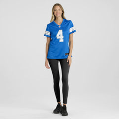 D.J. Reed Detroit Lions Women's Team Game Jersey - Blue Jerseys