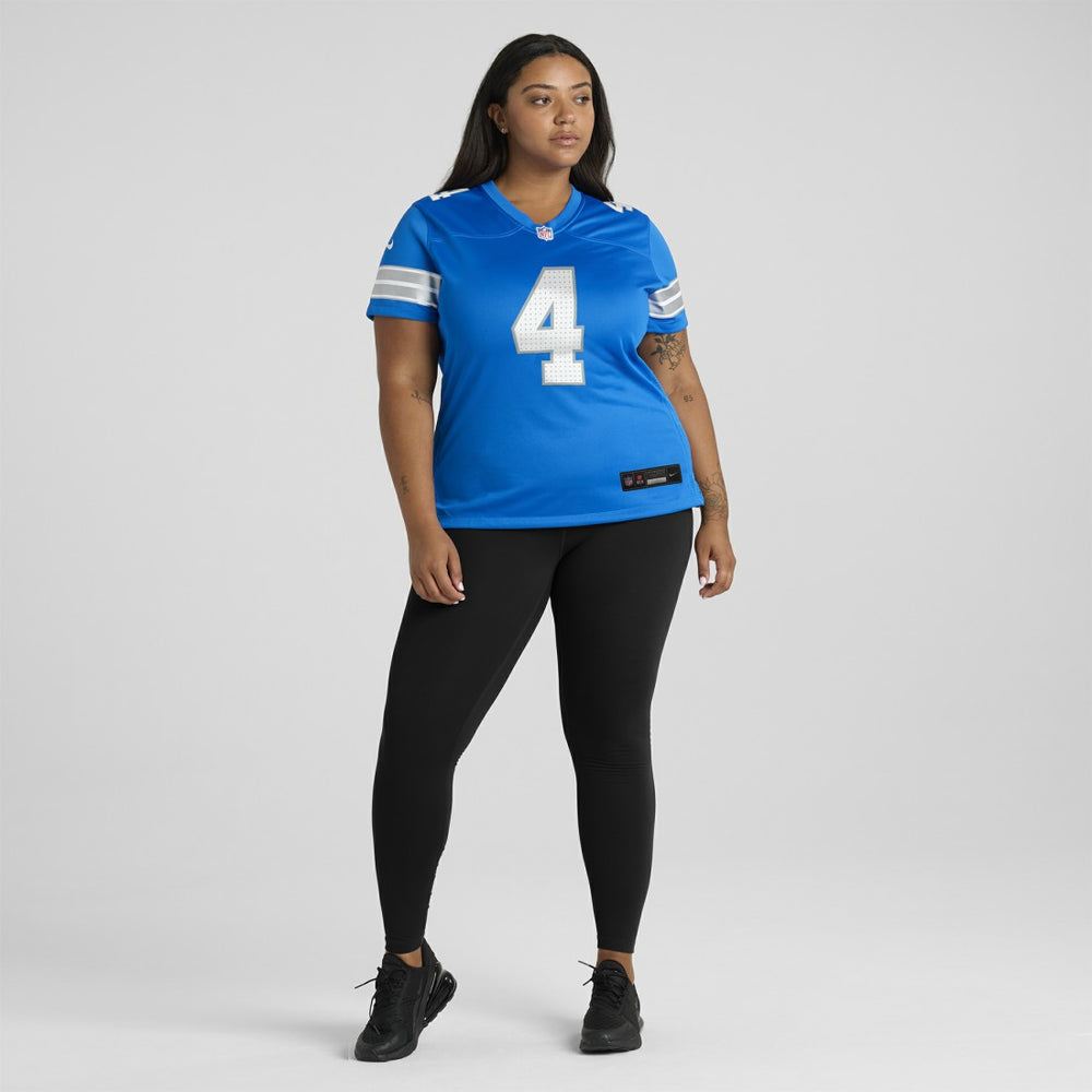 D.J. Reed Detroit Lions Women's Team Game Jersey - Blue Jerseys