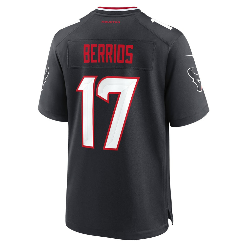 Braxton Berrios Houston Texans Team Game Jersey - Navy Jerseys