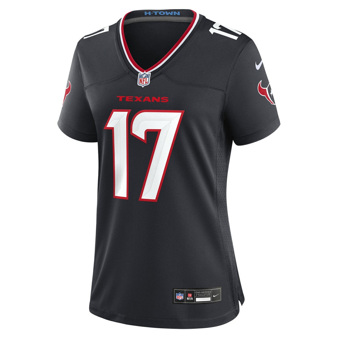 Braxton Berrios Houston Texans Women's Team Game Jersey - Navy Jerseys