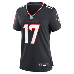 Braxton Berrios Houston Texans Women's Team Game Jersey - Navy Jerseys