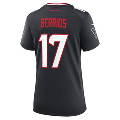 Braxton Berrios Houston Texans Women's Team Game Jersey - Navy Jerseys