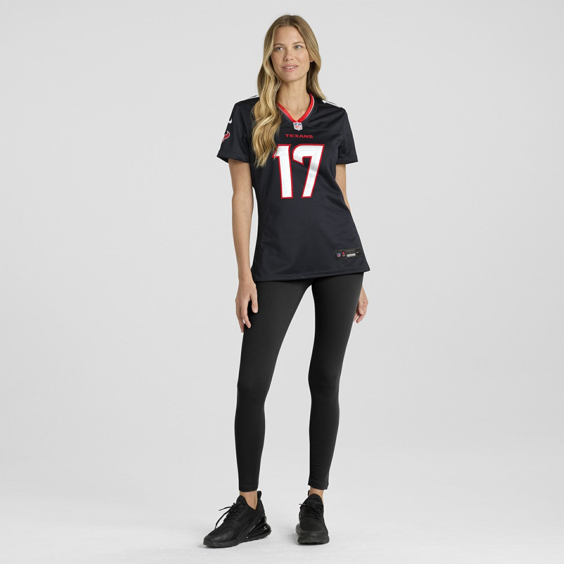 Braxton Berrios Houston Texans Women's Team Game Jersey - Navy Jerseys