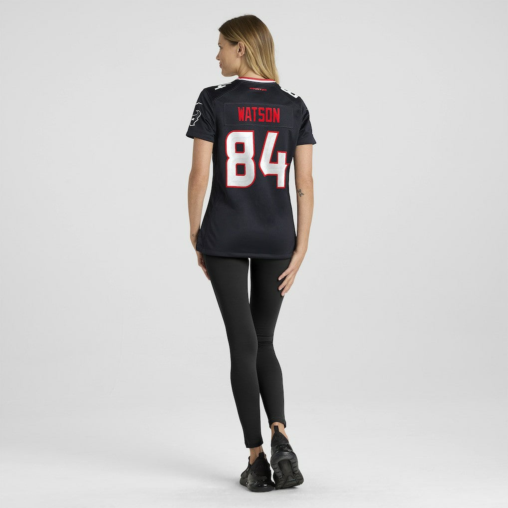 Justin Watson Houston Texans Women's Team Game Jersey - Navy Jerseys