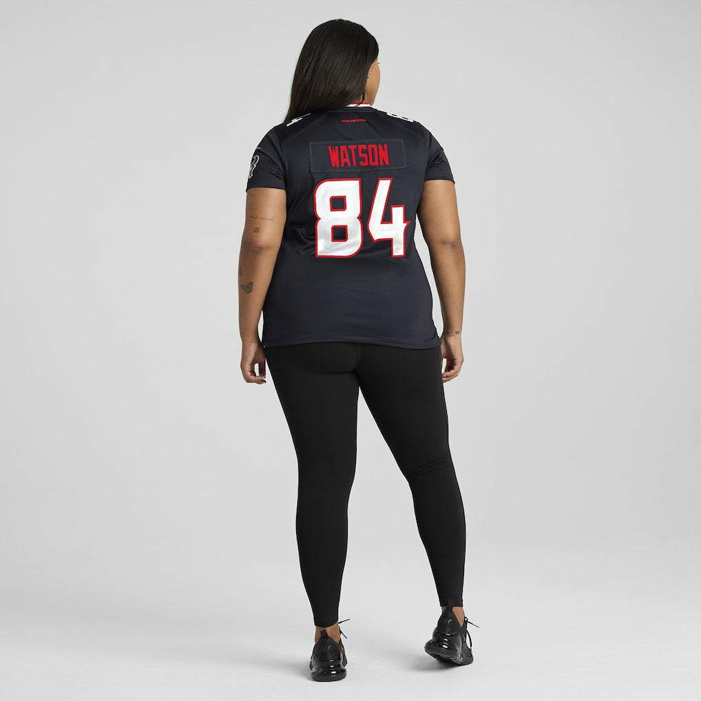 Justin Watson Houston Texans Women's Team Game Jersey - Navy Jerseys