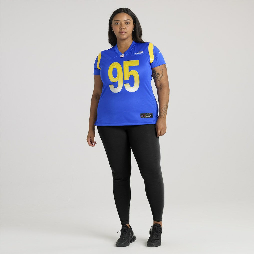 Poona Ford Los Angeles Rams Women's Team Game Jersey - Royal Jerseys