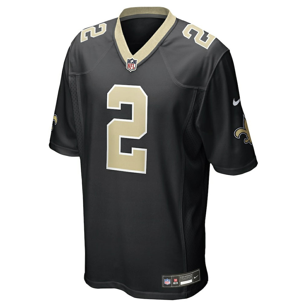 Spencer Rattler New Orleans Saints Team Game Jersey - Black Jerseys