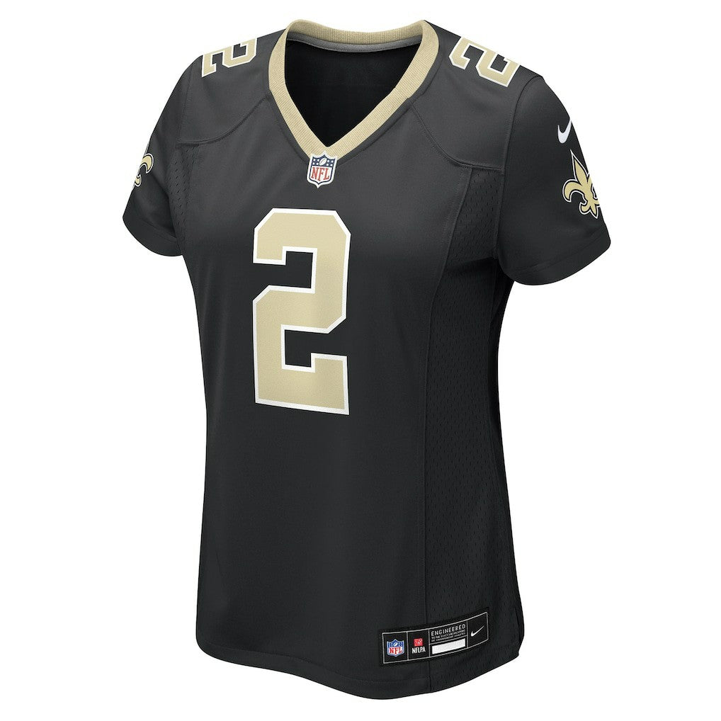 Spencer Rattler New Orleans Saints Women's Team Game Jersey - Black Jerseys