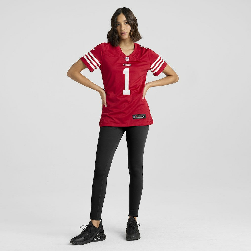 Ricky Pearsall San Francisco 49ers Women's Team Game Jersey - Scarlet Jerseys