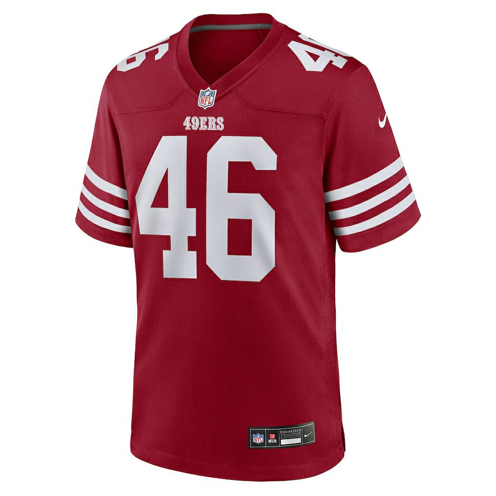 Jon Weeks San Francisco 49ers Team Game Jersey - Scarlet Jerseys