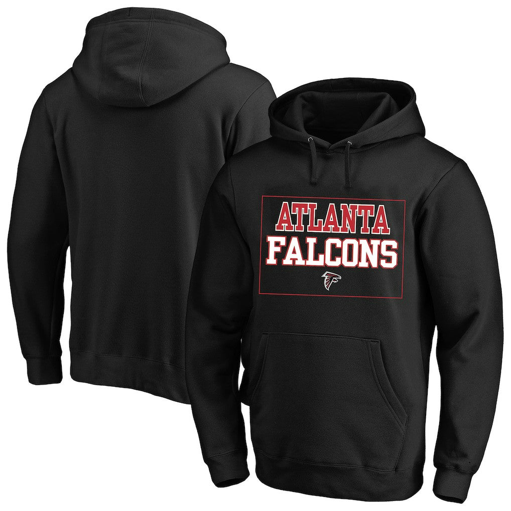 Atlanta Falcons Big & Tall Fleece Hoodie - Black Hoodies