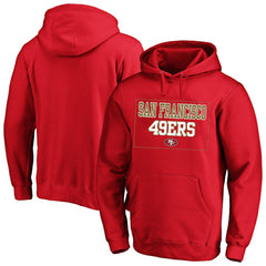 San Francisco 49ers Big & Tall Fleece Hoodie - Scarlet Hoodies