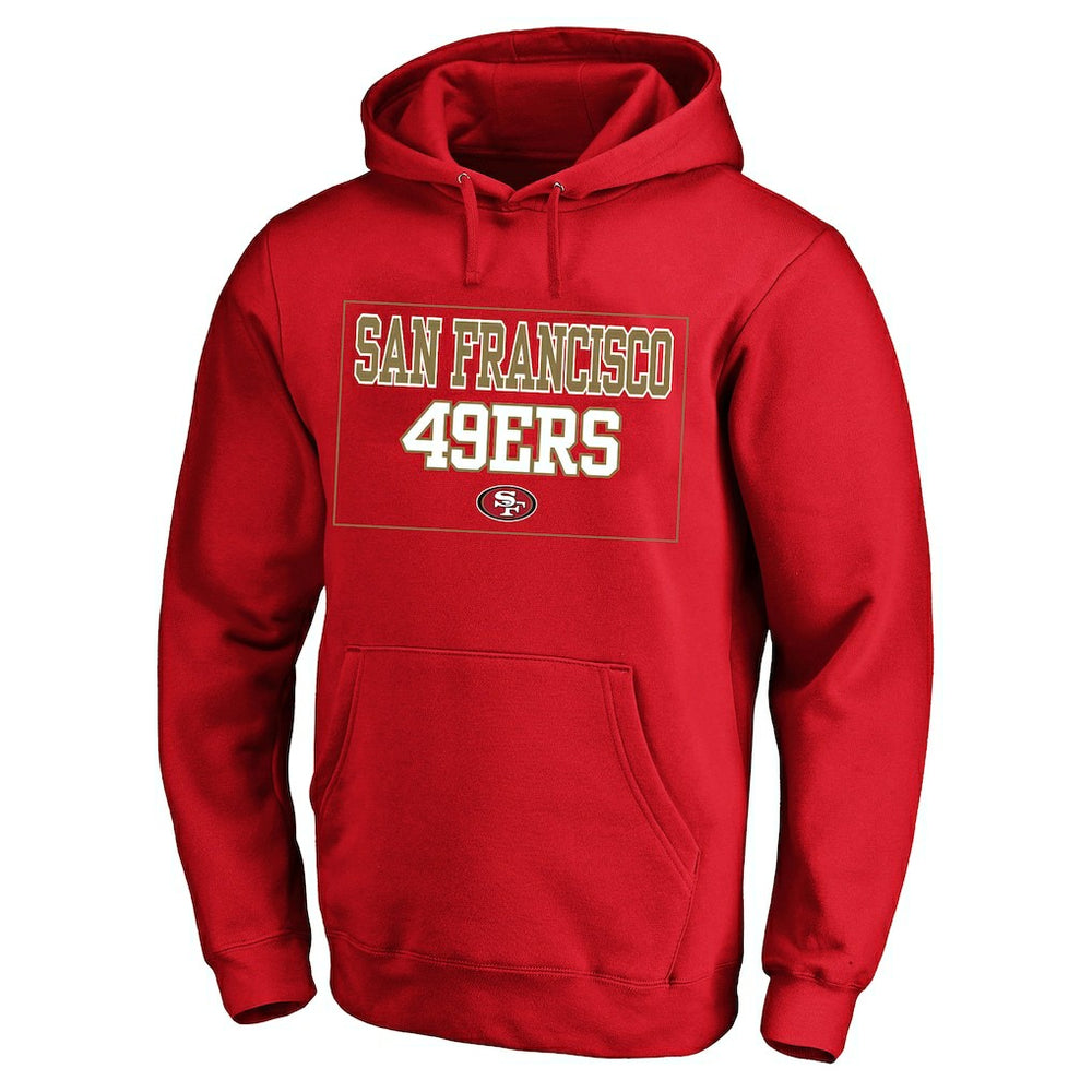 San Francisco 49ers Big & Tall Fleece Hoodie - Scarlet Hoodies