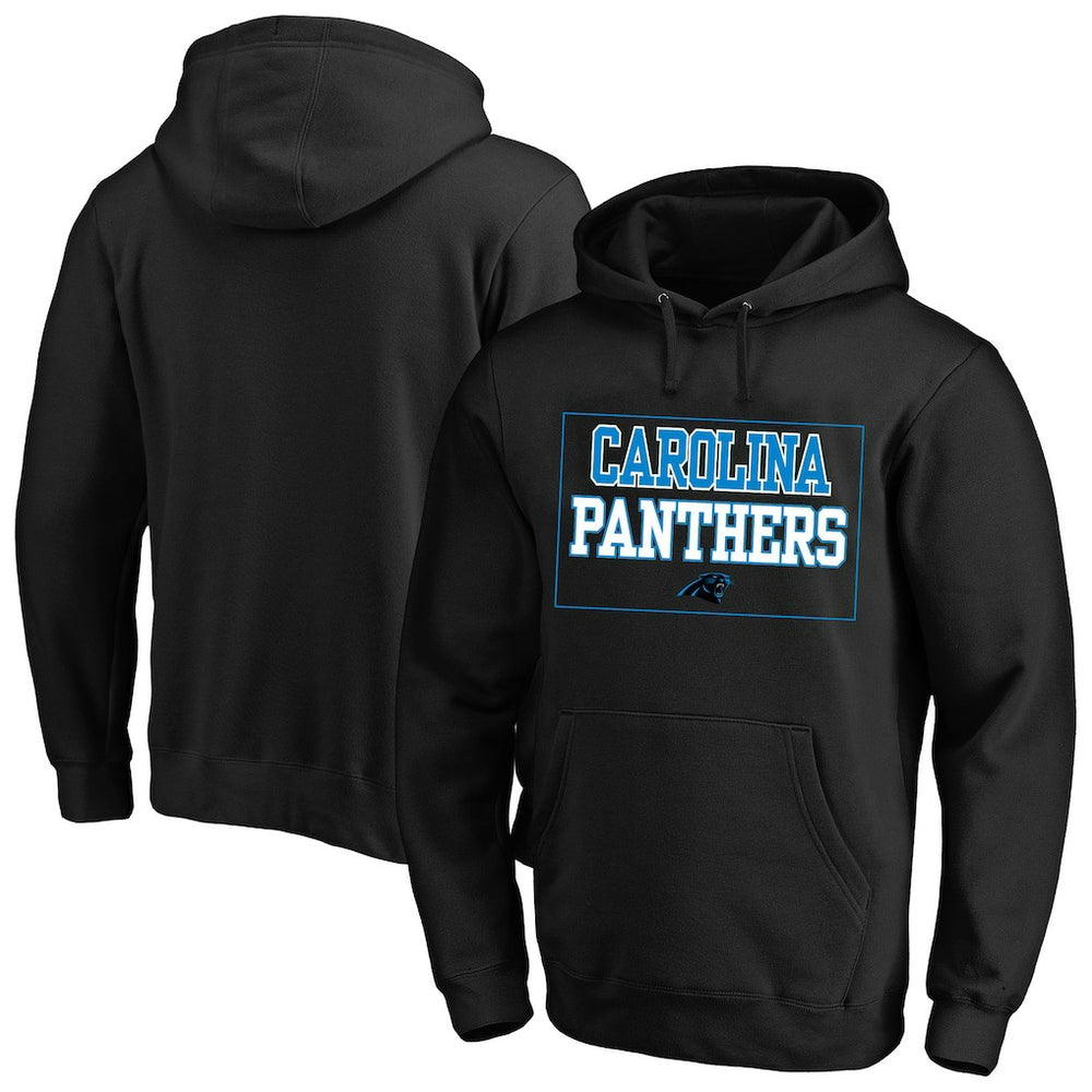 Carolina Panthers Big & Tall Fleece Hoodie - Black Hoodies