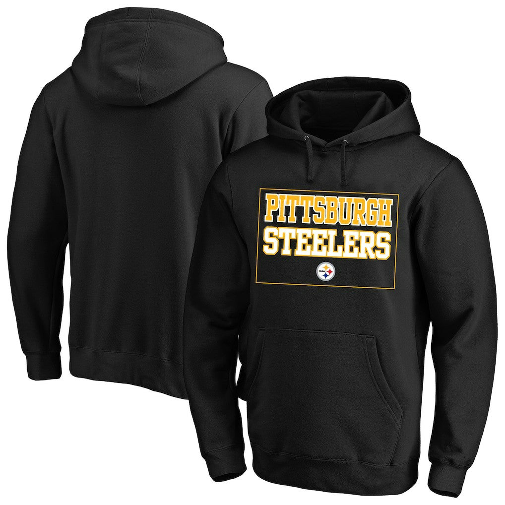 Pittsburgh Steelers Big & Tall Fleece Hoodie - Black Hoodies