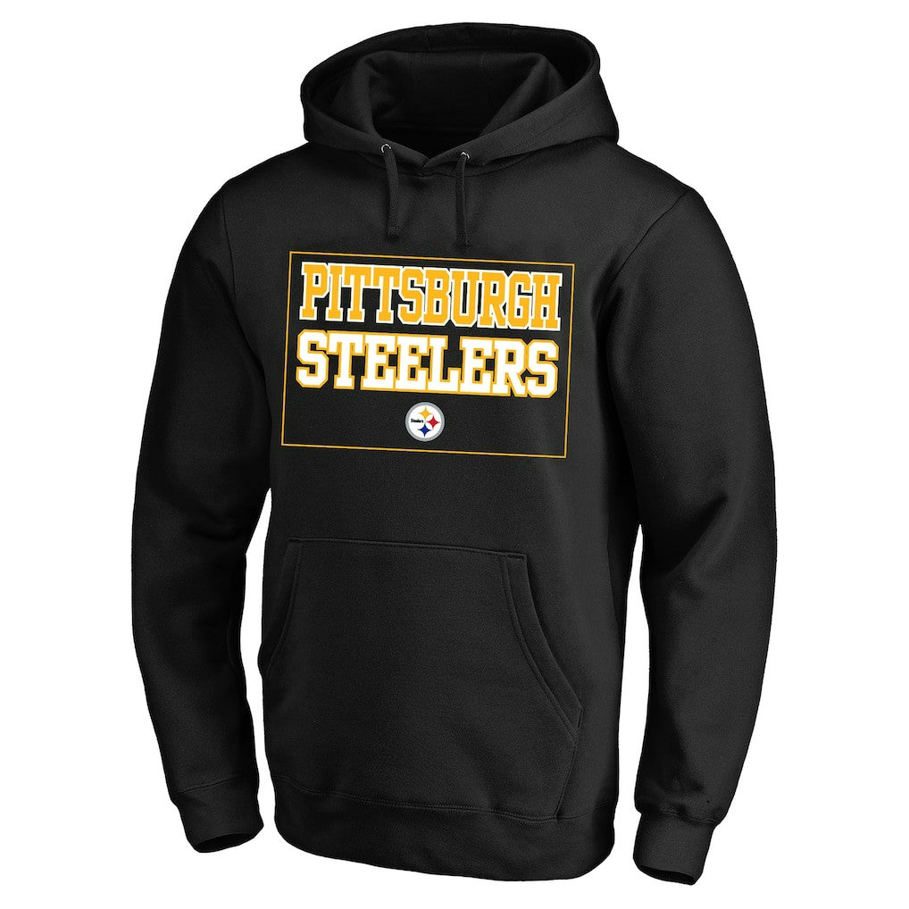 Pittsburgh Steelers Big & Tall Fleece Hoodie - Black Hoodies
