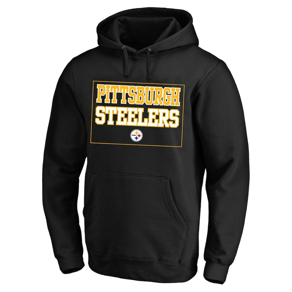 Pittsburgh Steelers Big & Tall Fleece Hoodie - Black Hoodies