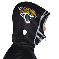 Jacksonville Jaguars Pro Player Helmet Full-Zip Hooded Track Jacket - Black/Teal Jackets