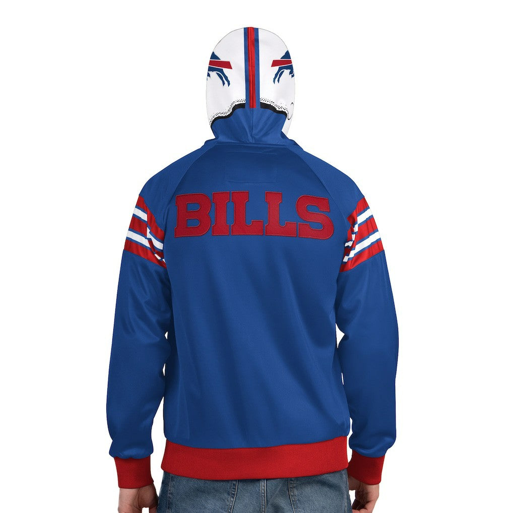 Buffalo Bills Pro Player Helmet Full-Zip Hooded Track Jacket - Royal/White Jackets