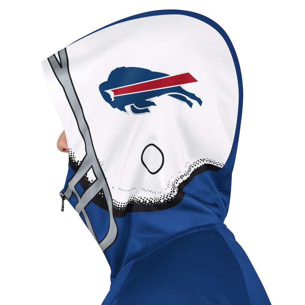 Buffalo Bills Pro Player Helmet Full-Zip Hooded Track Jacket - Royal/White Jackets