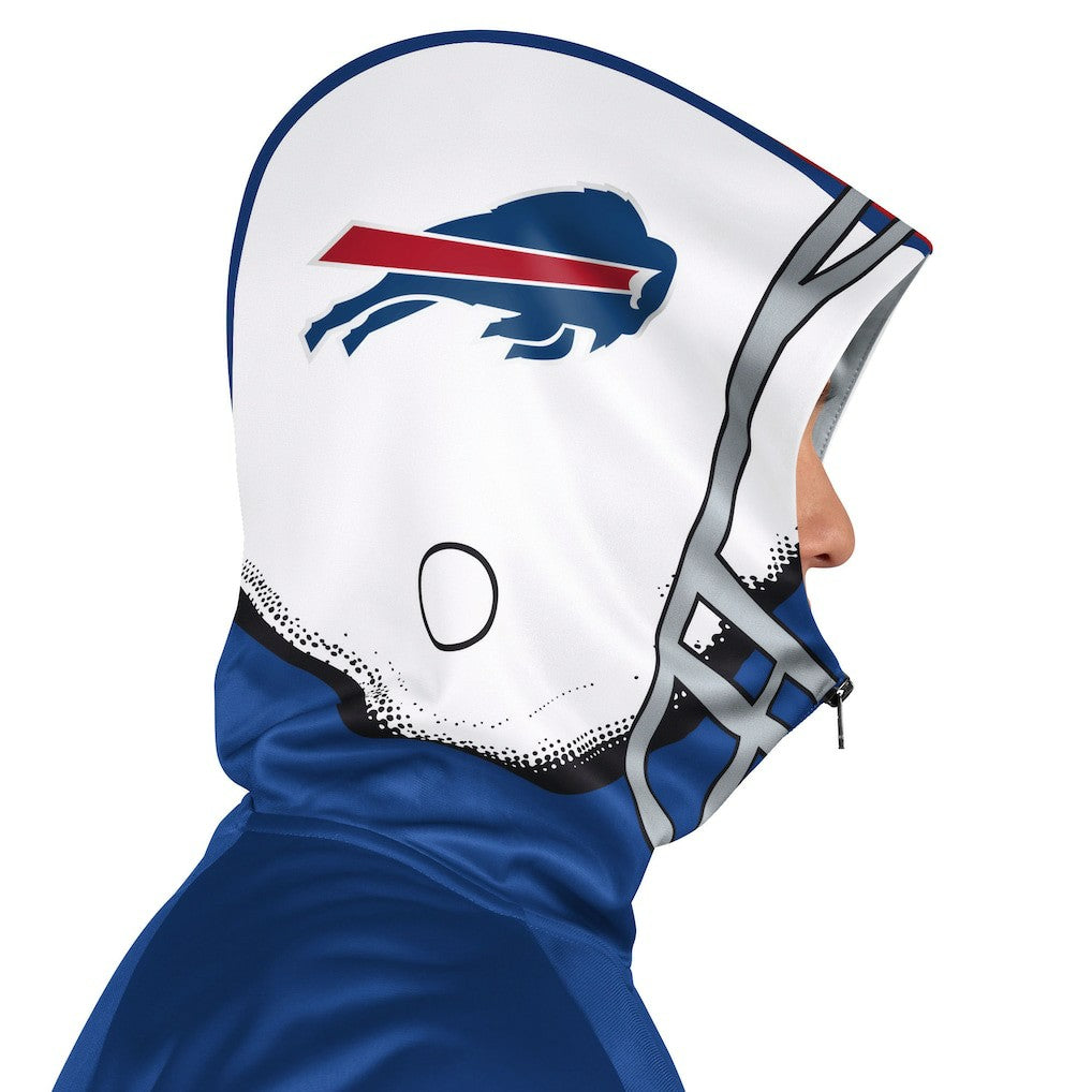Buffalo Bills Pro Player Helmet Full-Zip Hooded Track Jacket - Royal/White Jackets
