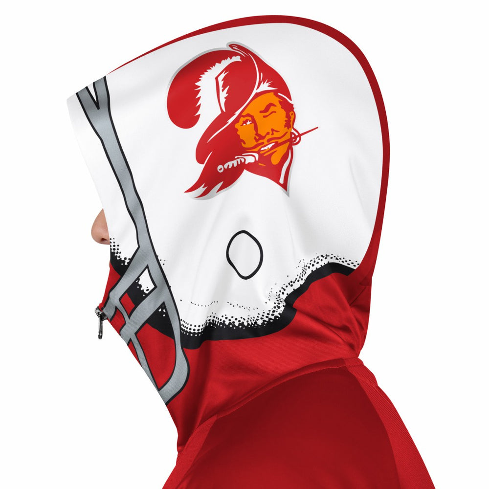 Tampa Bay Buccaneers Pro Player Retro Helmet Full-Zip Hooded Track Jacket - Red/Orange Jackets