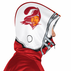 Tampa Bay Buccaneers Pro Player Retro Helmet Full-Zip Hooded Track Jacket - Red/Orange Jackets