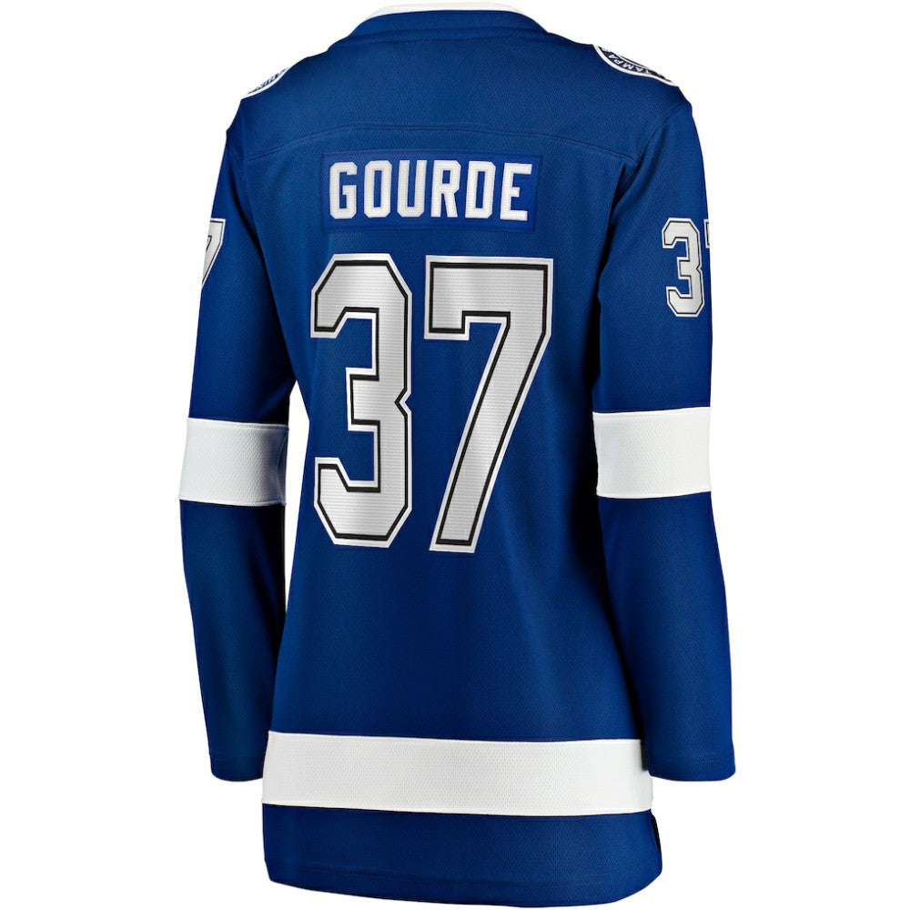 Yanni Gourde Tampa Bay Lightning Fanatics Women's Home Breakaway Player Jersey - Blue | US 202999976