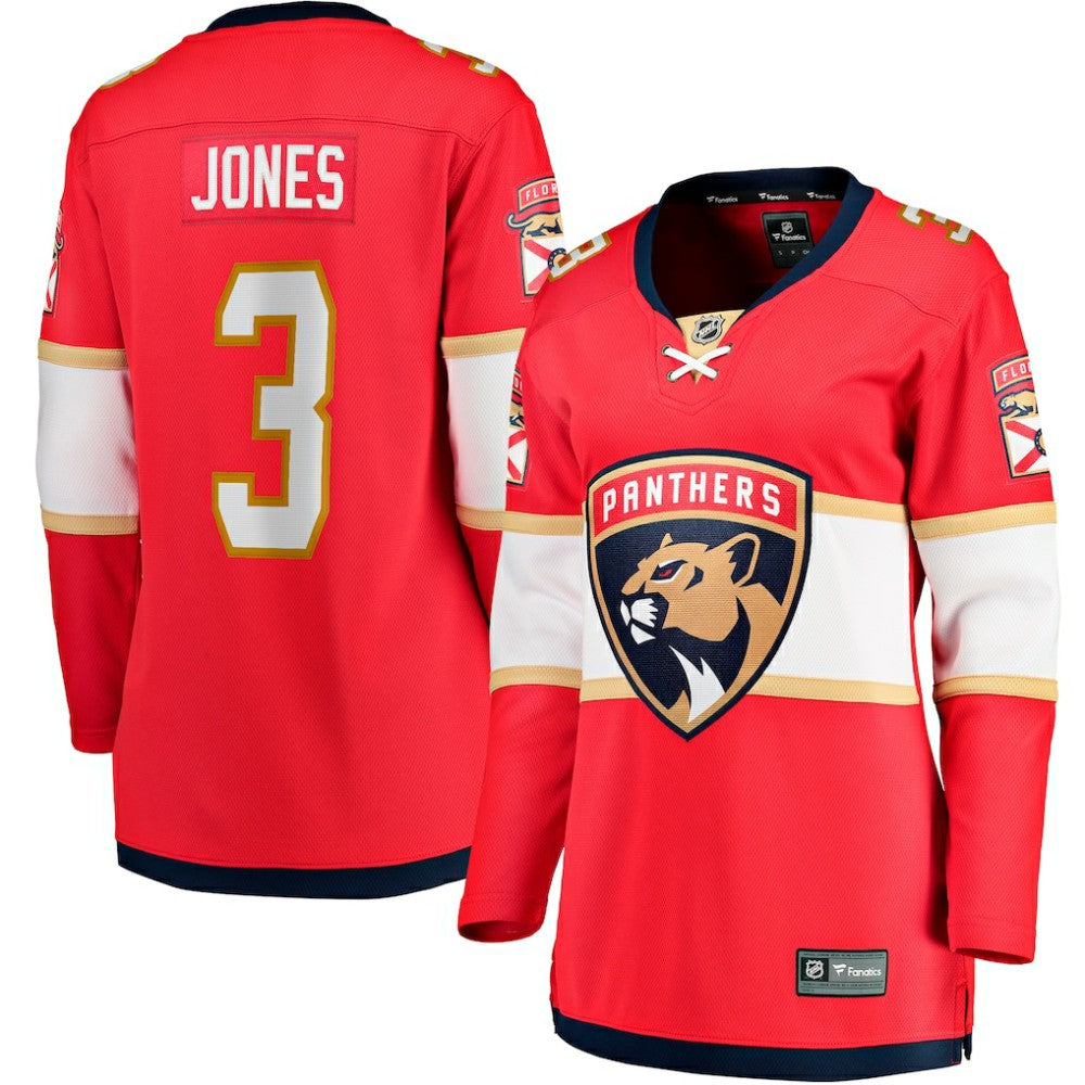 Seth Jones Florida Panthers Fanatics Women's Home Breakaway Player Jersey - Red | US 202999981