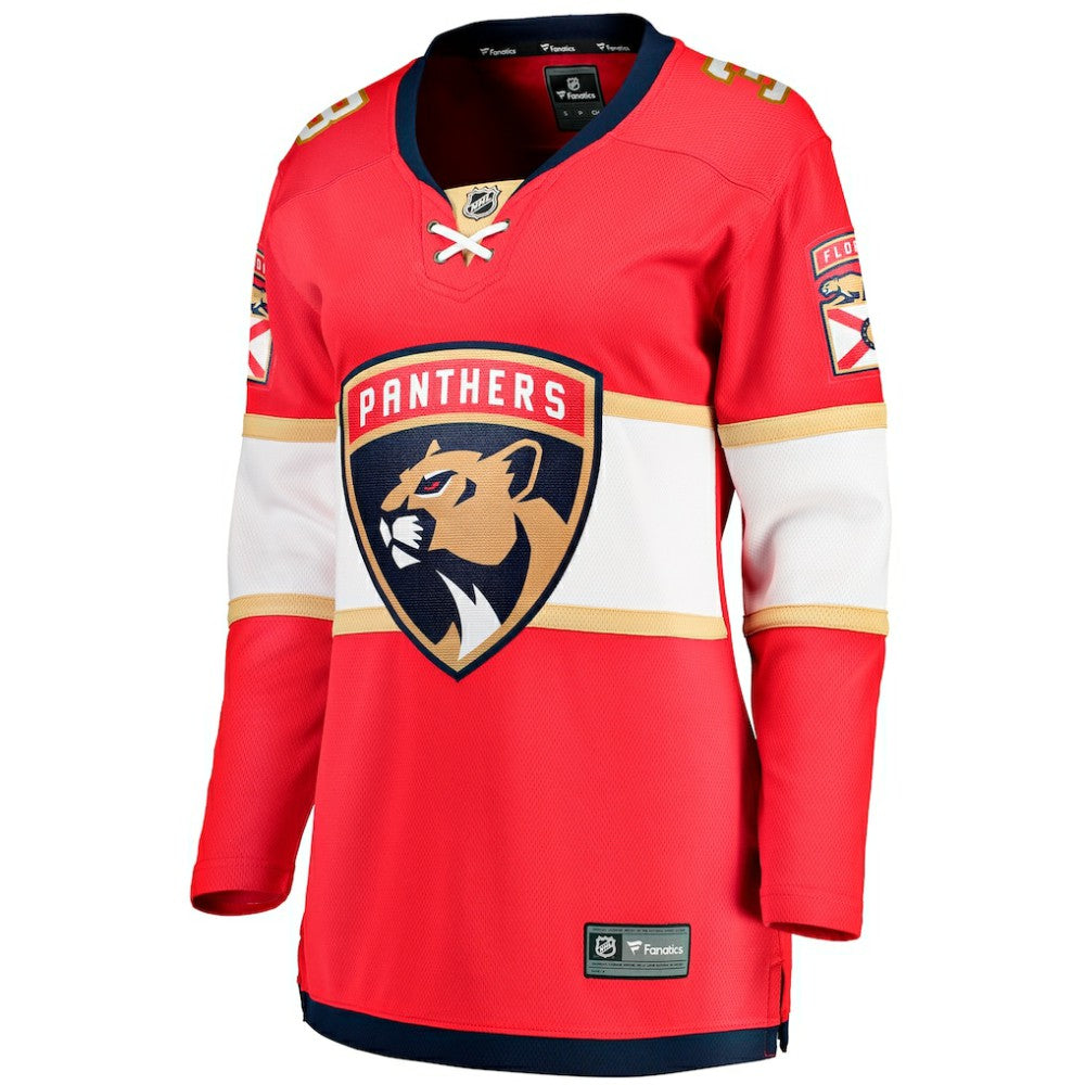 Seth Jones Florida Panthers Fanatics Women's Home Breakaway Player Jersey - Red | US 202999981