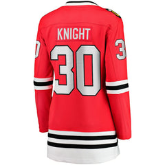 Spencer Knight Chicago Blackhawks Fanatics Women's Home Breakaway Player Jersey - Red | US 202999982
