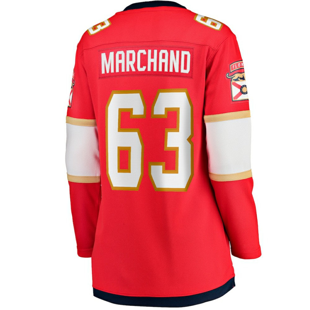 Brad Marchand Florida Panthers Fanatics Women's Home Breakaway Player Jersey - Red | US 203000005