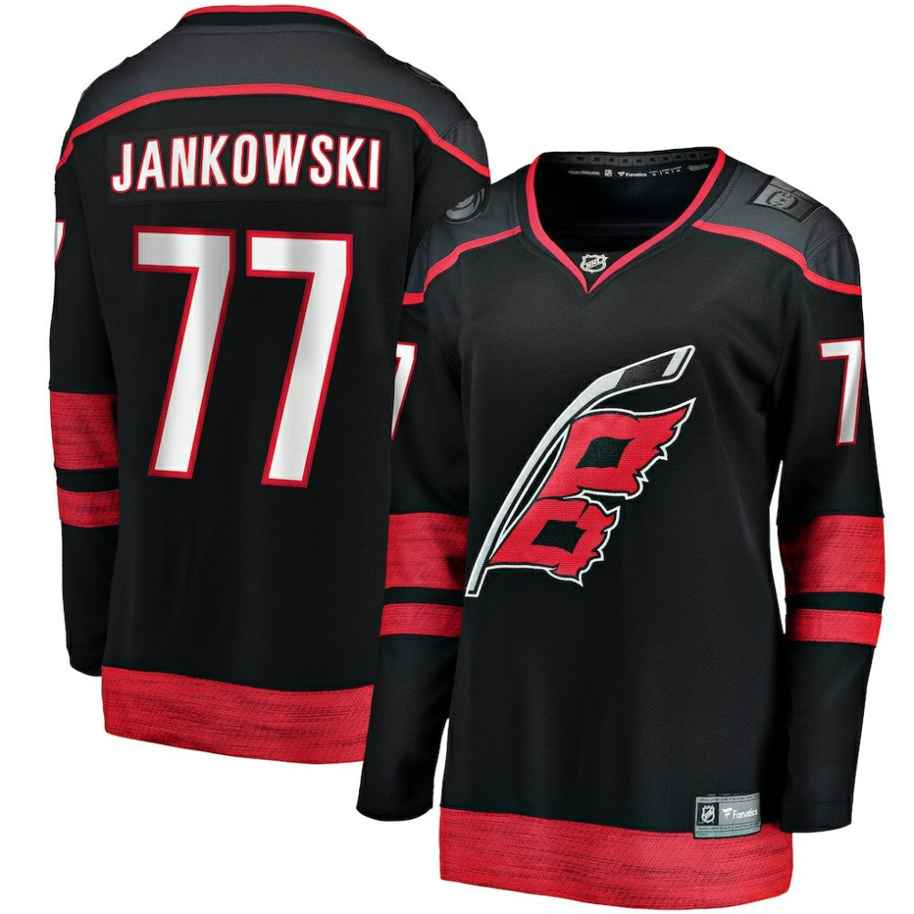 Mark Jankowski Carolina Hurricanes Fanatics Women's Home Breakaway Player Jersey - Black | US 203000009