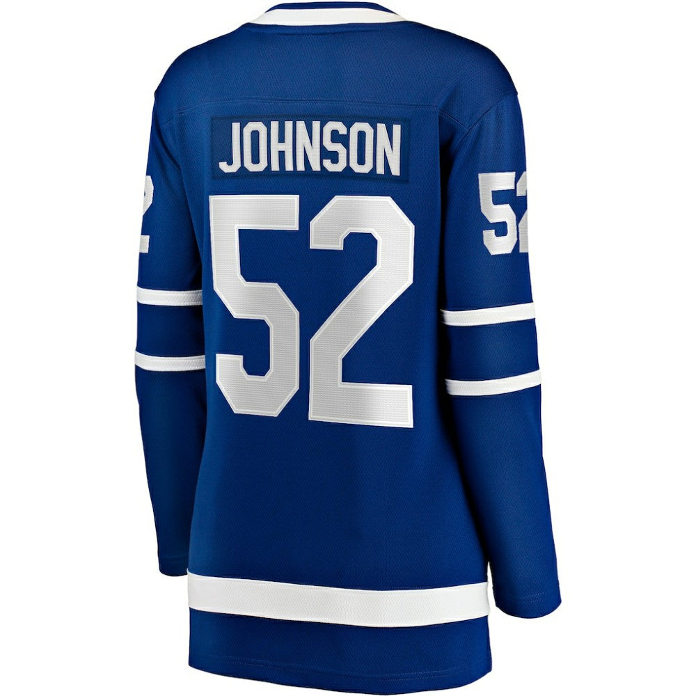 Reese Johnson Toronto Maple Leafs Fanatics Women's Home Breakaway Player Jersey - Blue | US 203000011