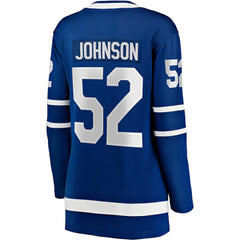 Reese Johnson Toronto Maple Leafs Fanatics Women's Home Breakaway Player Jersey - Blue | US 203000011
