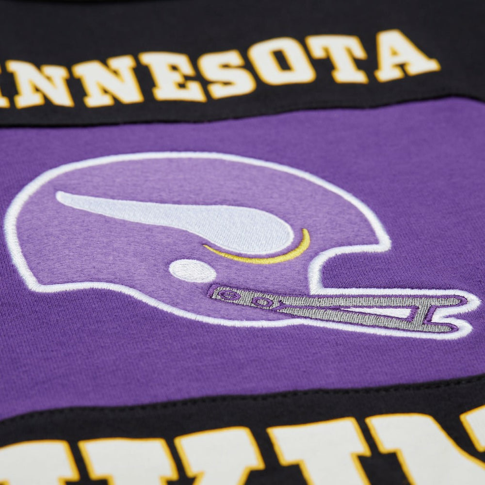 Minnesota Vikings Retro Colorblock Tank Top - Black Tops