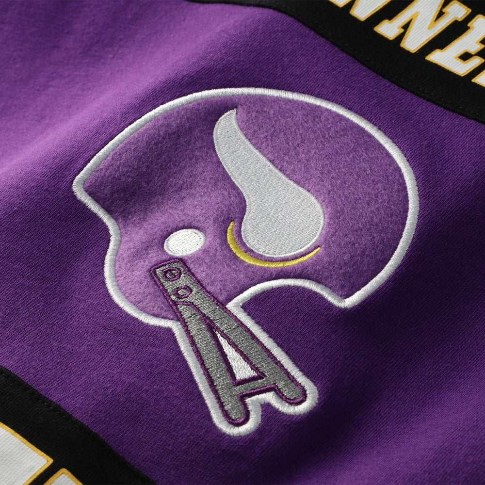 Minnesota Vikings Retro Colorblock Tank Top - Black Tops