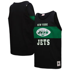 New York Jets Retro Colorblock Tank Top - Black Tops
